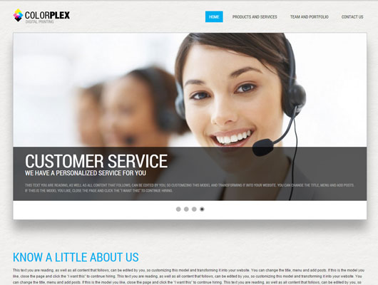 Graphic company template Graphic company template