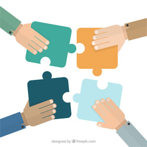 relationship marketing hands together