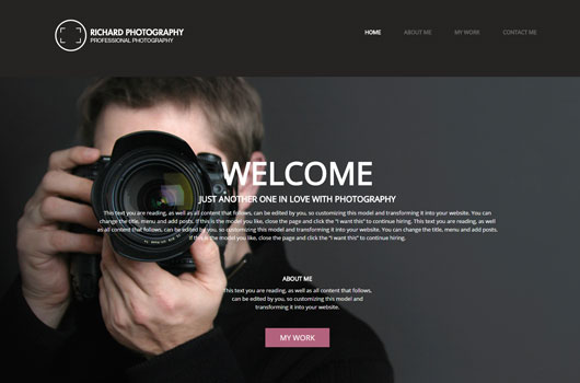 Photographer template Photographer template