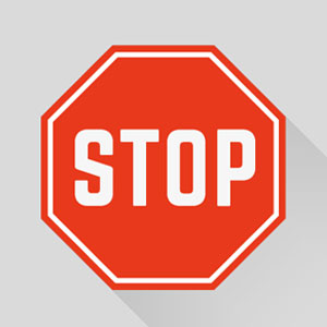 stop sign for unlimited hosting stop sign